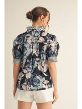 Load image into Gallery viewer, Ruffled Neck Button Down Shirt
