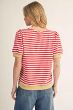 Load image into Gallery viewer, Short Sleeve Striped Top
