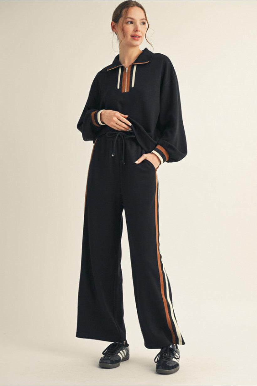 Colorblock Drawstring Sweatpant