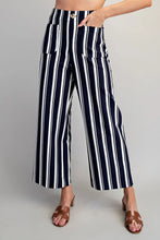 Load image into Gallery viewer, Striped Pocket Straight Leg Pants
