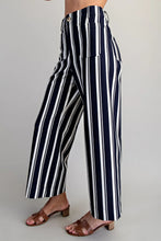 Load image into Gallery viewer, Striped Pocket Straight Leg Pants
