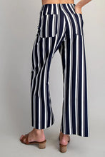 Load image into Gallery viewer, Striped Pocket Straight Leg Pants
