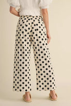 Load image into Gallery viewer, Polka Dot Print  Wide Leg Pants
