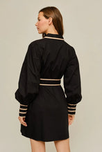 Load image into Gallery viewer, Long Sleeve Dress w/ Flat Piping

