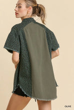 Load image into Gallery viewer, Mixed Animal Print Oversized Jacket with Chest Pockets
