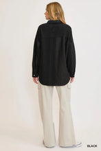 Load image into Gallery viewer, Linen Blend Half Button Down Top
