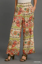 Load image into Gallery viewer, Wide Leg Print Pants
