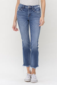 Midrise crop jean