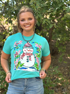 Callie Ann Snowman Tee