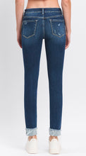 Load image into Gallery viewer, Mid Rise Cuffed Skinny Jean
