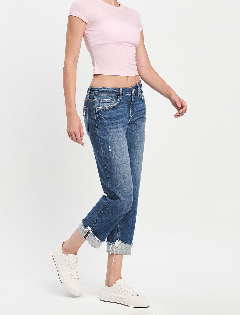 Fiery vintage boyfriend jean