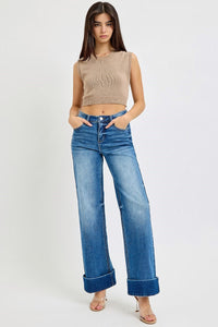 Tummy Control High Rise Ankle Jean
