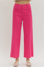 Load image into Gallery viewer, High Rise Wide Leg Cropped Pants
