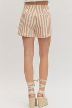 Load image into Gallery viewer, Striped High Waist Shorts

