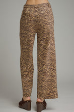 Load image into Gallery viewer, Zebra print wide leg pants
