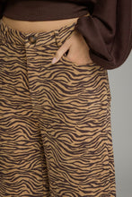 Load image into Gallery viewer, Zebra print wide leg pants

