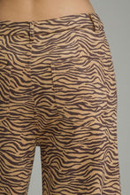 Load image into Gallery viewer, Zebra print wide leg pants
