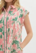 Load image into Gallery viewer, Abstract Pattern Shirt Dress
