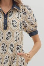 Load image into Gallery viewer, Floral Embroidery Short Sleeve Dress
