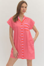Load image into Gallery viewer, Stripe Print Short Sleeve Dress
