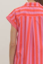 Load image into Gallery viewer, Stripe Print Short Sleeve Dress
