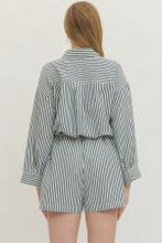 Load image into Gallery viewer, Striped Long Sleeve,  Short Jumper.
