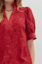 Load image into Gallery viewer, Floral Puff Sleeve button up Shirt
