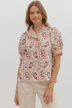 Load image into Gallery viewer, Floral Pattern Embroidery Top
