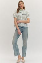 Load image into Gallery viewer, Polka Dot Puff Sleeve Top
