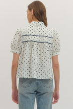 Load image into Gallery viewer, Polka Dot Puff Sleeve Top
