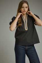 Load image into Gallery viewer, Short Sleeve Top w/ Puff Sleeve
