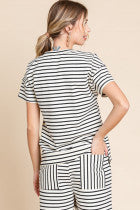 Load image into Gallery viewer, Striped Loungewear Set
